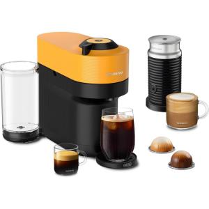 Nespresso Limited-Edition Vertuo Pop+ Coffee and Espresso Maker by De’Longhi, Pastel Yellow(Mango)