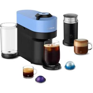 Nespresso Limited-Edition Vertuo Pop+ Coffee and Espresso Maker by De’Longhi, Pastel Yellow(Pacific Blue)