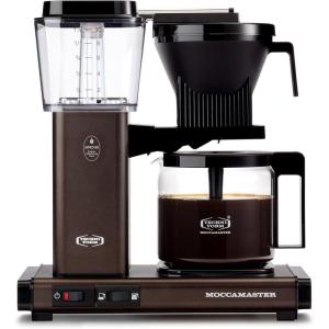 Technivorm Moccamaster 53941 KBGV Select 10-Cup Coffee Maker, Polished Silver, 40 ounce, 1.25l(Dutch Cocoa)