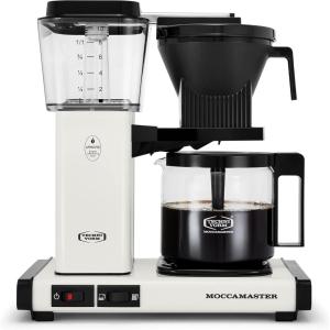 Technivorm Moccamaster 53941 KBGV Select 10-Cup Coffee Maker, Polished Silver, 40 ounce, 1.25l(Off-White)