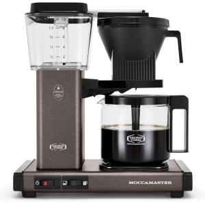 Technivorm Moccamaster 53941 KBGV Select 10-Cup Coffee Maker, Polished Silver, 40 ounce, 1.25l(Slate)