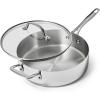 Sur La Table Signature Stainless Steel Sauté Pan, 4 qt.