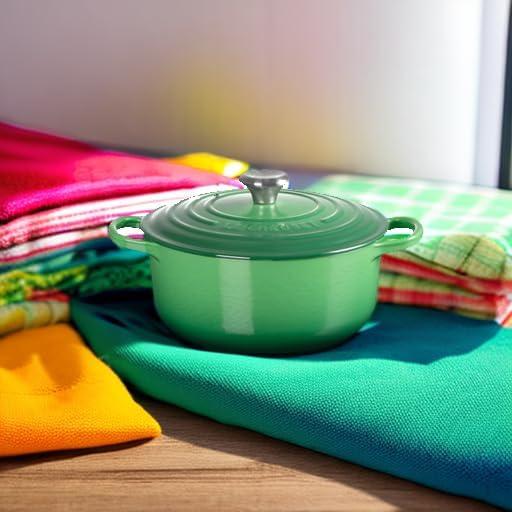 imageLe Creuset Signature Enamelled Cast Iron Round Casserole Dish With Lid 24 cm 42 Litre Azure 21177182202430Bamboo