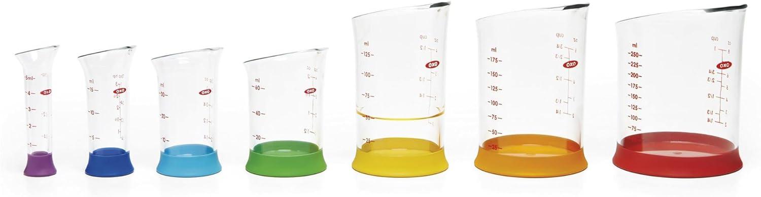 imageOXO Good Grips 7Piece Nesting Measuring Beaker Set Multicolored7Piece