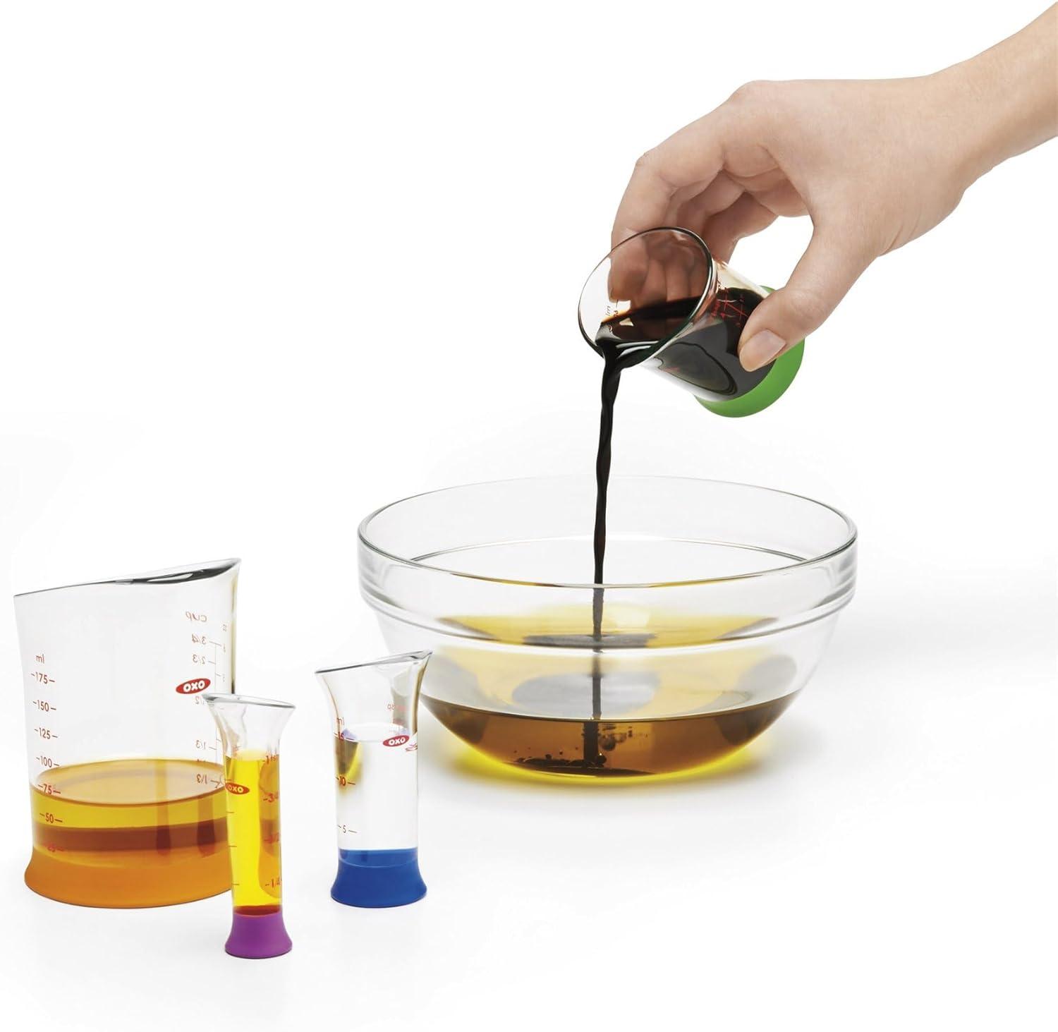 imageOXO Good Grips 7Piece Nesting Measuring Beaker Set Multicolored7Piece