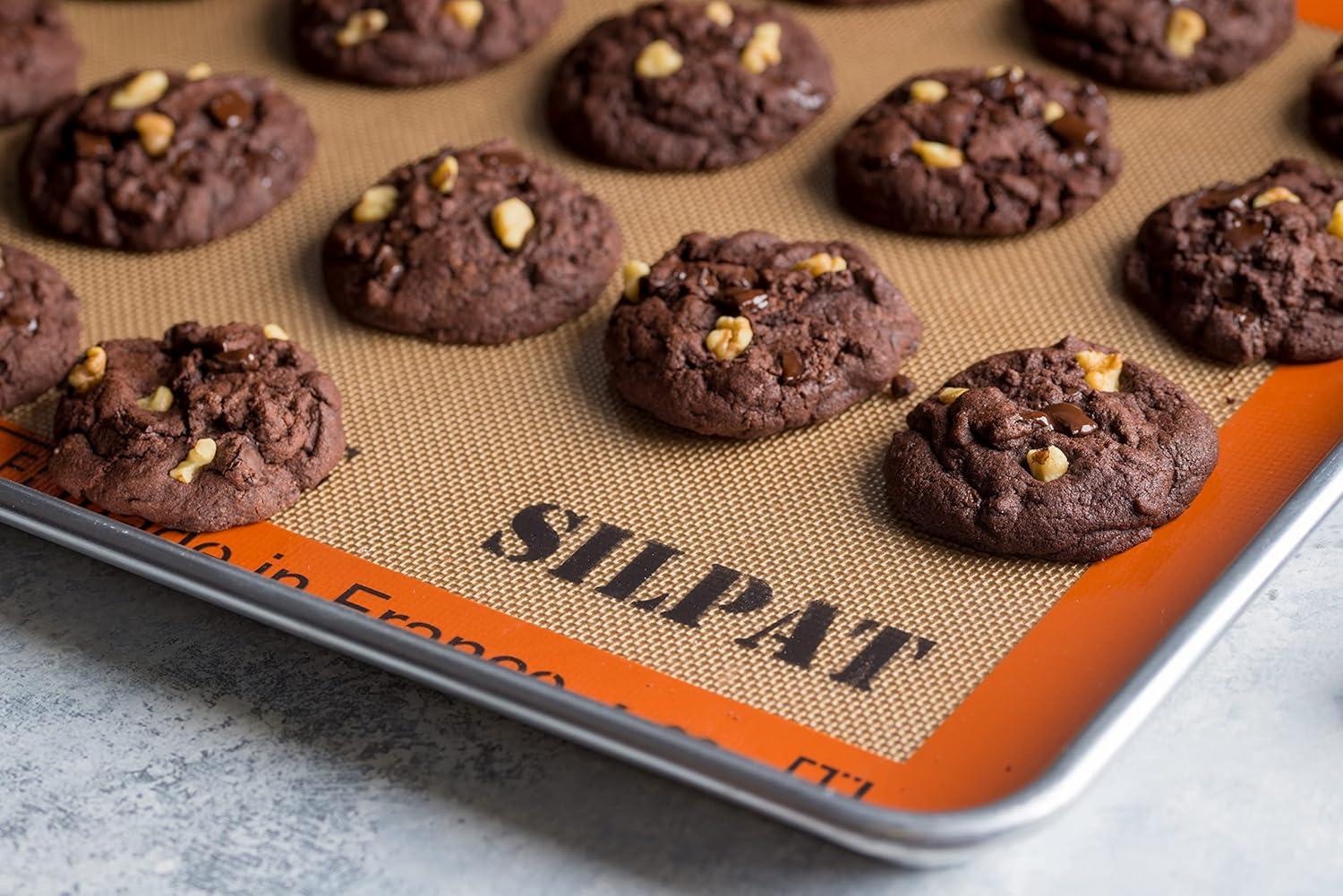 imageSilpat The Original Perfect Cookie NonStick Silicone Baking Mat 1158 x 161217L x 12W