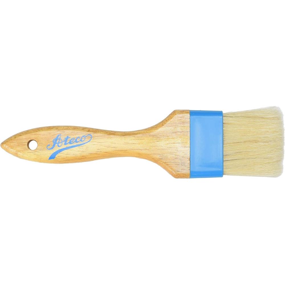 imageAteco Pastry Brush 1 Wide White2 Flat Composite Ferrule