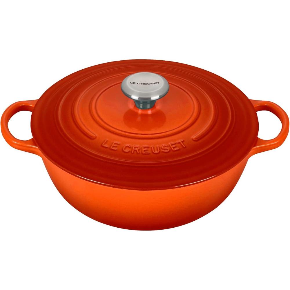 imageLe Creuset 75 Quart Signature Chefs Oven ShallotFlame