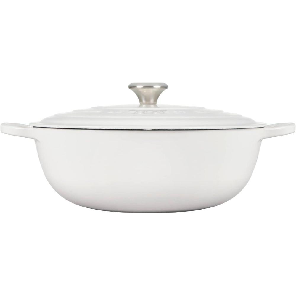imageLe Creuset 75 Quart Signature Chefs Oven ShallotWhite
