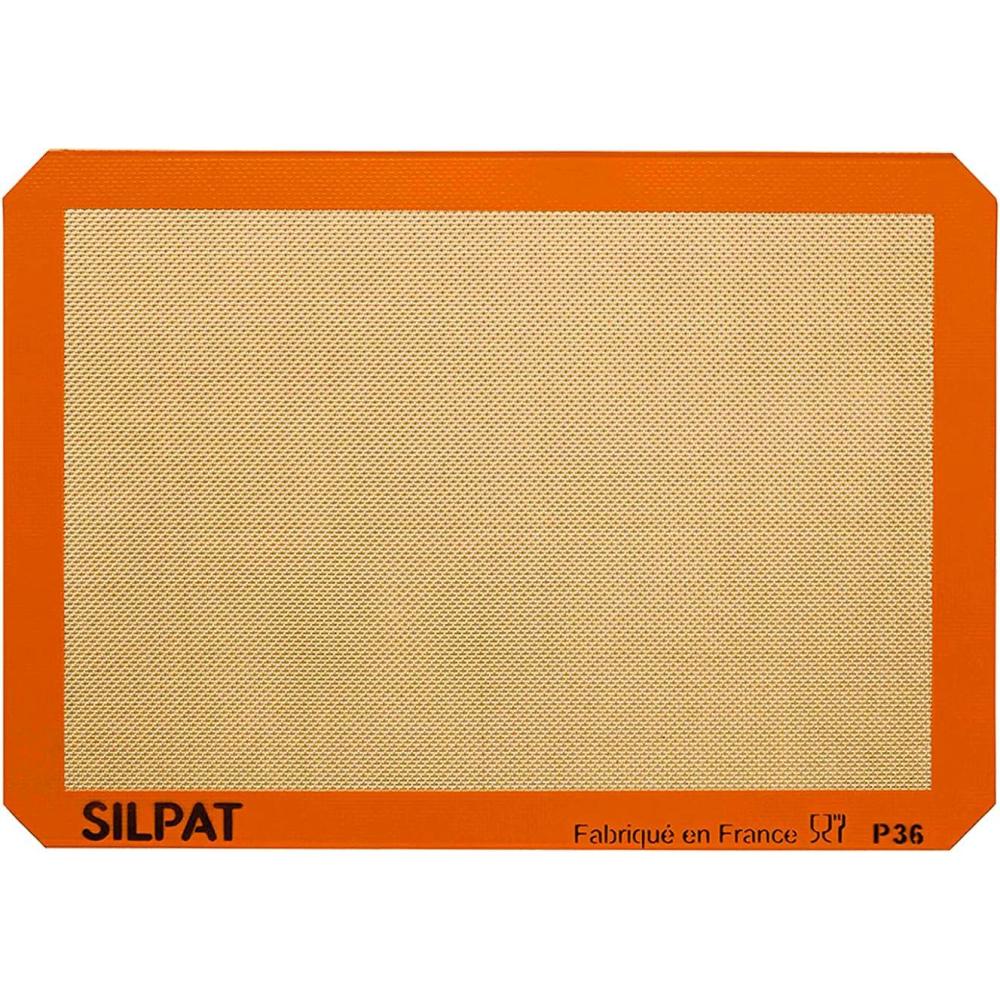 imageSilpat Premium NonStick Silicone Baking Mat 34 Sheet Cream34 Size