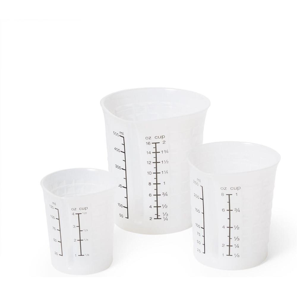 imageSur La Table Silicone Measuring Cups Set of 3 Clear