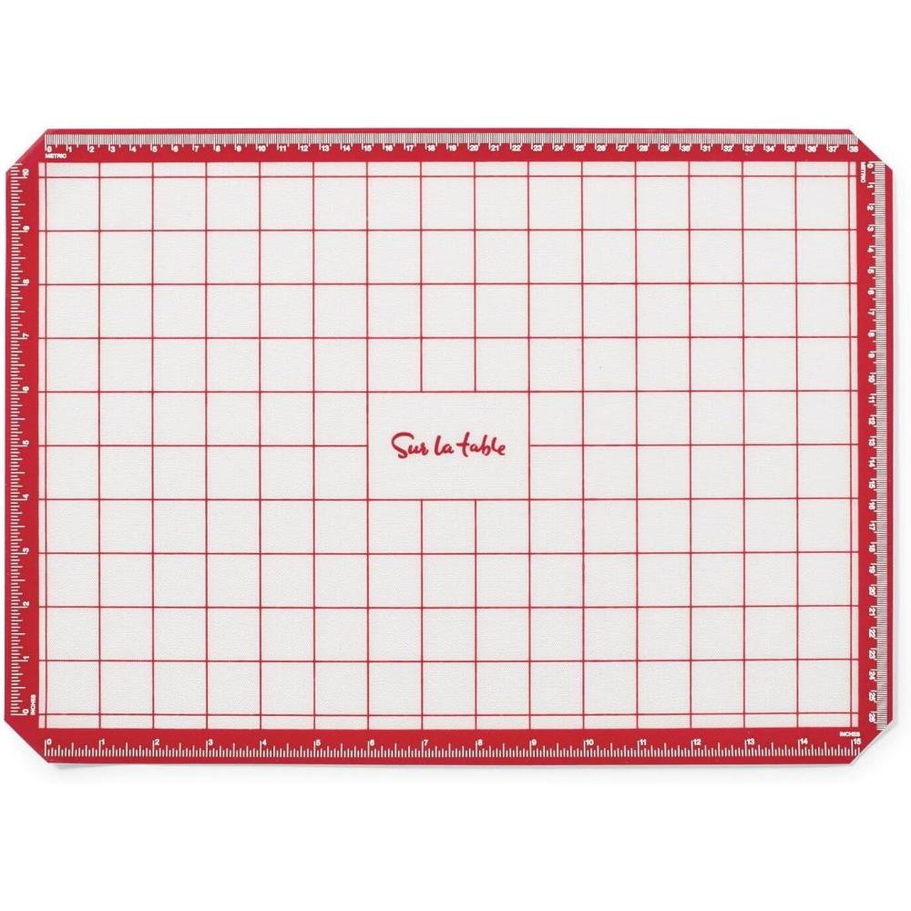 imageSur La Table Silicone Nonstick Half Sheet Baking Mat Red