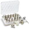 Ateco Cake Decorating Set, 29 Piece, Plastic,(Silver)