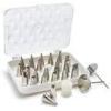 Ateco Cake Decorating Set, 29 Piece, Plastic,(Silver)