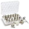 Ateco Cake Decorating Set, 29 Piece, Plastic,(Silver)
