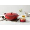 Le Creuset 7.5 Quart Signature Chef’s Oven Shallot(Cerise)