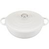 Le Creuset 7.5 Quart Signature Chef’s Oven Shallot(White)