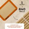 Silpat Premium Non-Stick Silicone Baking Mat, 3/4 Sheet, Cream(Small)
