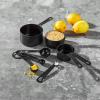 Sur La Table Black Measuring Cups, Set of 4