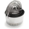 Sur La Table Stainless Steel Fluted Biscuit Cutters, Set of 5, Silver