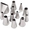 Ateco Jumbo Tip Set, Silver