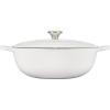 Le Creuset 7.5 Quart Signature Chef’s Oven Shallot(White)