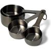 Sur La Table Black Measuring Cups, Set of 4
