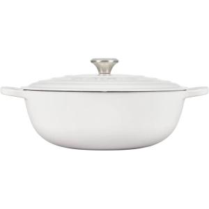 Le Creuset 7.5 Quart Signature Chef’s Oven Shallot(White)