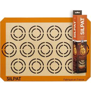 Silpat The Original Perfect Cookie Non-Stick Silicone Baking Mat, 11-5/8″ x 16-1/2″(16.5″L x 11.6″W)