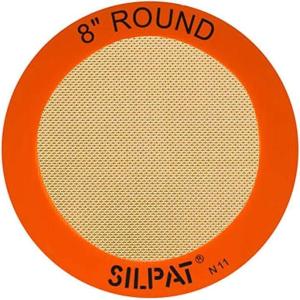 Silpat The Original Round Cake Liner Non-Stick Silicone Baking Mat, 9″(8″L x 8″W)