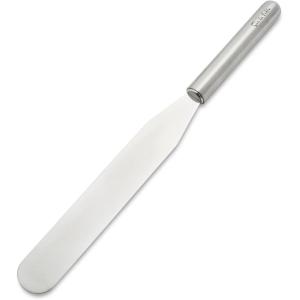 Sur La Table 8″ Stainless Steel Straight Spatula – Professional Cake & Cupcake Decorating Tool with Flexible Head for Smooth Frosting, Durable & Dishwasher, Comfortable Grip Handle for Baking &
