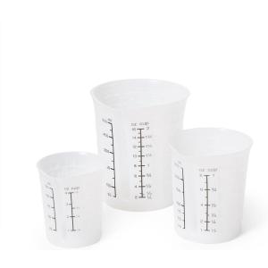 Sur La Table Silicone Measuring Cups, Set of 3, Clear