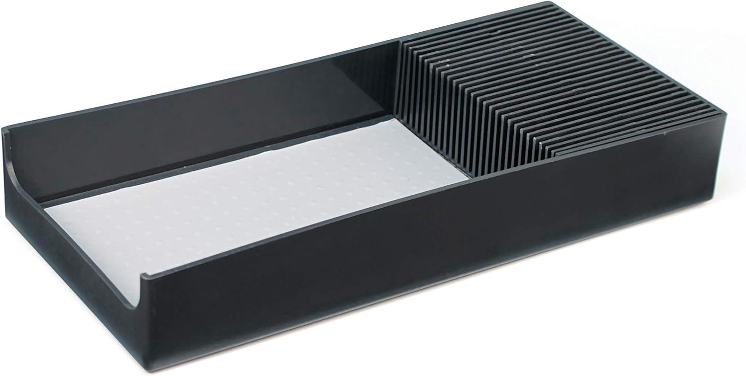 imageKNIFEdock Plastic Knife Drawer Organizer BPAFree InDrawer Knife Block Insert for Kitchen Knives SpaceSaving Knife Storage with Easy Access and OrganizationPlastic