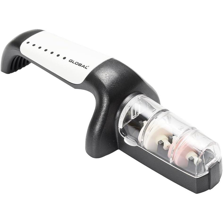 imageGlobal 2Stage Handheld Knife Sharpener Stainless Steel