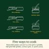 Cuisinart Electric Griddler FIVE Countertop Grill, Enjoy 5-in-1 Functions Including Panini Press, LCD Display, Wide Temperature Range, and Sear Function, Nonstick Plates, GR-5NAS, Stainless Steel(Digital)