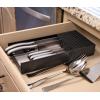 KNIFEdock Plastic Knife Drawer Organizer – BPA-Free In-Drawer Knife Block Insert for Kitchen Knives – Space-Saving Knife Storage with Easy Access and Organization(Plastic)