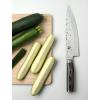 Shun Premier Blonde 8″ Chef’s Knife, Handcrafted Japanese Kitchen Knife for Professional and Home Chefs, VG-MAX Core with Damascus Stainless Steel Cladding, Pakkawood Handle(Gray)