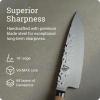 Shun Premier Blonde 8″ Chef’s Knife, Handcrafted Japanese Kitchen Knife for Professional and Home Chefs, VG-MAX Core with Damascus Stainless Steel Cladding, Pakkawood Handle(Blonde)