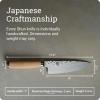 Shun Premier Blonde 8″ Chef’s Knife, Handcrafted Japanese Kitchen Knife for Professional and Home Chefs, VG-MAX Core with Damascus Stainless Steel Cladding, Pakkawood Handle(Blonde)
