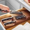 Sur La Table Walnut Drawer Knife Block, Brown