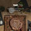 Teakhaus Butcher Block Cutting Board – Extra Large Wooden Cutting Board – Holiday Gift Ideas for Men and Women – Gift-Ready End Grain Wood, Knife Friendly – FSC Certified(Medium Thick)