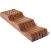 Sur La Table Walnut Drawer Knife Block, Brown