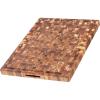 Teakhaus Butcher Block Cutting Board – Extra Large Wooden Cutting Board – Holiday Gift Ideas for Men and Women – Gift-Ready End Grain Wood, Knife Friendly – FSC Certified(Regular Thick)