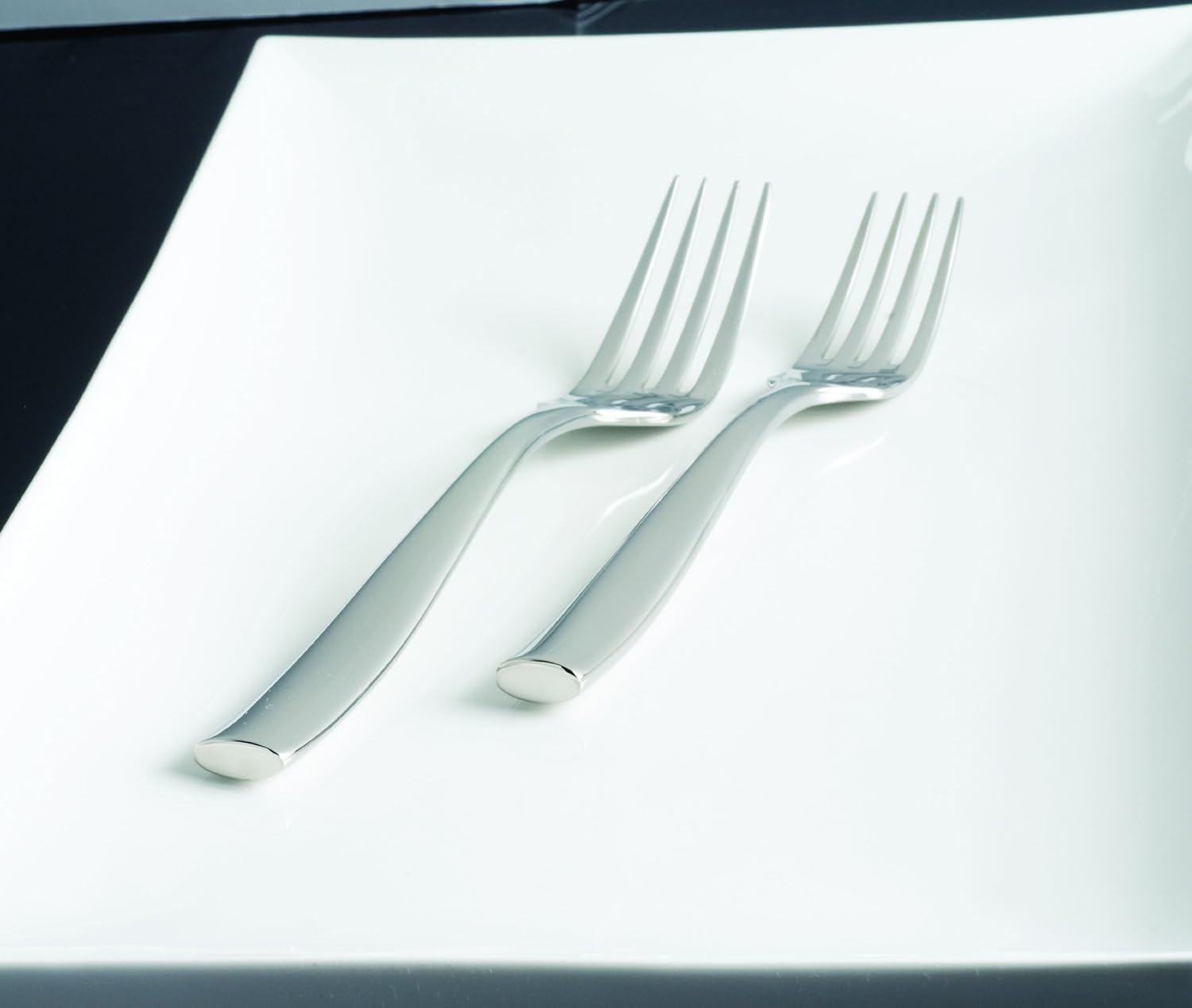 imageFortessa Lucca Faceted 1810 Stainless Steel Flatware Serving Spoon 9InchLucca