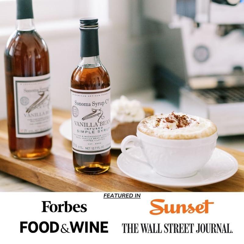 imageSonoma Syrup Co Lavender Infused Simple Syrup 127 fl oz for Coffee Cocktails and Cooking Hand Crafted in the USAVanilla Hazelnut