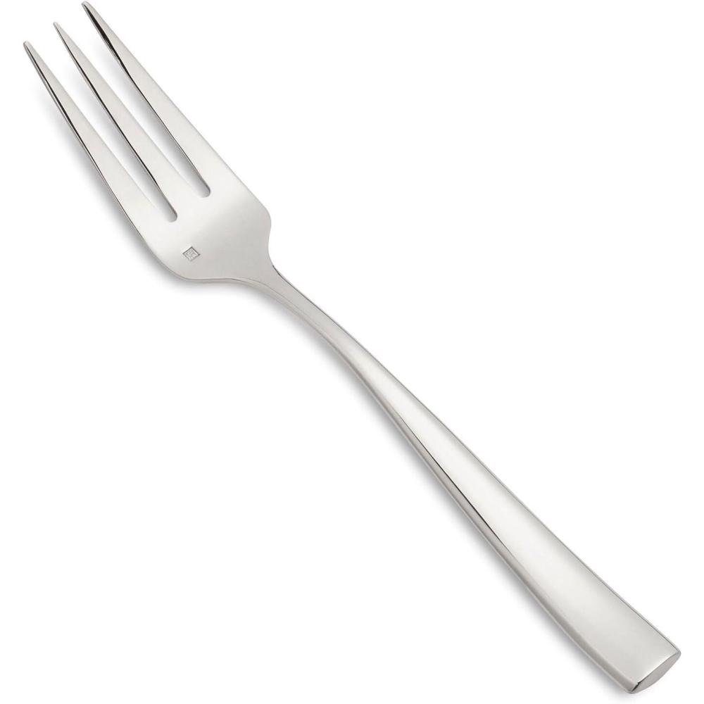 imageFortessa Lucca Faceted 1810 Stainless Steel Flatware Serving Spoon 9InchLucca