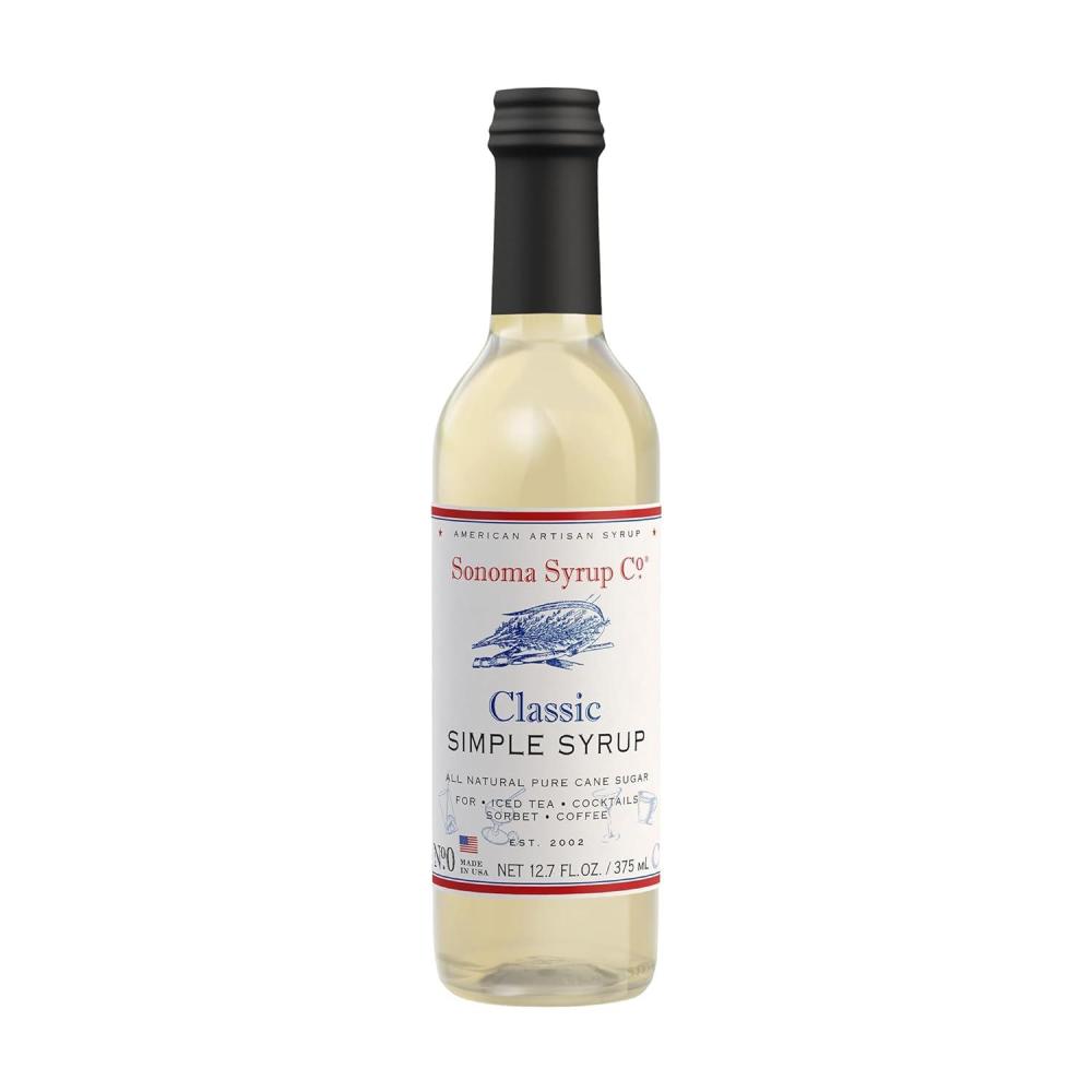imageSonoma Syrup Co Lavender Infused Simple Syrup 127 fl oz for Coffee Cocktails and Cooking Hand Crafted in the USAClassic