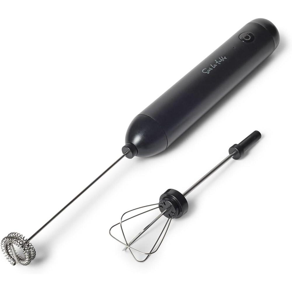 imageSur La Table Rechargeable Milk Frother amp Whisk Black