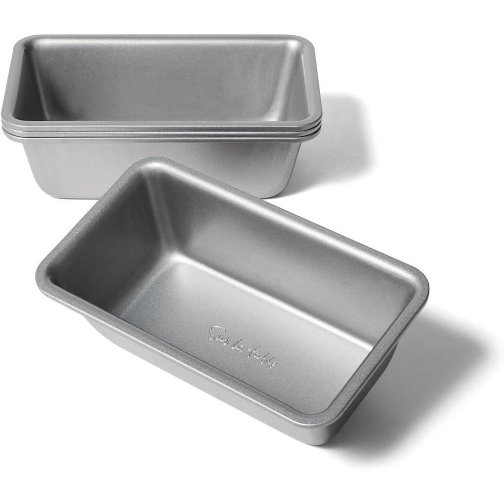 imageSur La Table Signature Mini Loaf Pans Set of 4 Silver