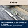Fortessa Bistro 18/10 Stainless Steel Flatware Serving Spoon, 8.9-Inch,Silver(20-Piece)